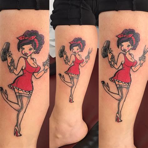 pin up chick tattoos